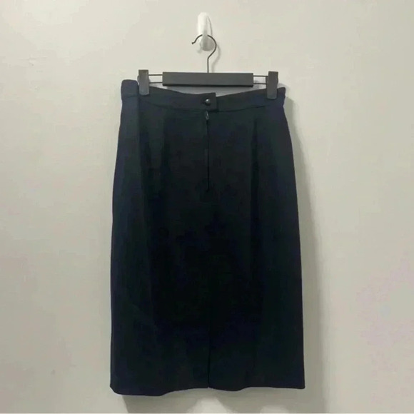 Max Mara Wool Blend Skirt in Black Size 10 🦋 - Picture 1 of 2